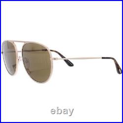 Tom Ford Mens Jason Gold UV Protection Fashion Aviator Sunglasses O/S BHFO 3087