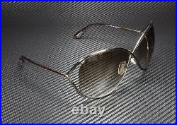 Tom Ford Miranda FT0130 36F Shiny Dk Bronze Gradt Brown 68 mm Women's Sunglasses