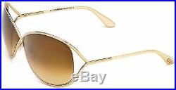 Tom Ford Miranda Sunglasses TF 130 28F Rose Gold / Brown Gradient Lens FT0130