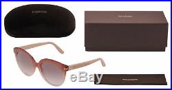 Tom Ford Monica Women's Sunglasses FT0429 74F Pink/ Beige Brown Gradient Lens