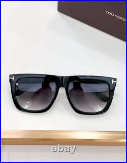 Tom Ford Morgan Sunglasses FT0513 Black/Gray Gradient 57-16-145mm With Case New