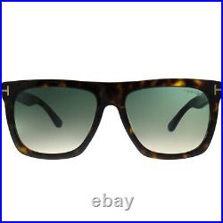Tom Ford Morgan TF 513 52W Dark Havana Plastic Sunglasses Grey Gradient Lens