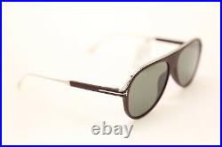 Tom Ford NICHOLAI-02 FT0624 TF624 49A Matte Dark Brown/Smoke Sunglasses (#520)