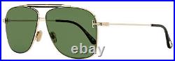 Tom Ford Navigator Sunglasses TF1017 Jaden 28N Gold/Havana 60mm FT01017