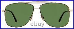 Tom Ford Navigator Sunglasses TF1017 Jaden 28N Gold/Havana 60mm FT01017