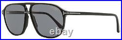 Tom Ford Navigator Sunglasses TF1026-N Bruce 01D Black/Gunmetal 61mm FT01026
