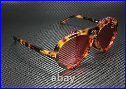 Tom Ford Neughman FT0882 54S Transp Red Honey Havana Orange 60 Men's Sunglasses