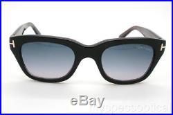 Tom Ford New Snowdon TF 237 05B Black Grey Gradient Authentic Sunglasses Bond