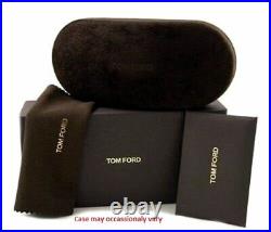 Tom Ford Nicholai-02 FT0624 01C Black Gold 57-14-145 Mirror Sunglasses Authentic