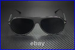 Tom Ford Nicholai-02 FT0624 02D Mte Black Smoke Polarized 57 mm Men's Sunglasses