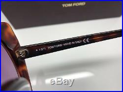 Tom Ford Nico TF 175 52F Tortoise / Brown Gradient Lens Cat-Eye Sunglasses