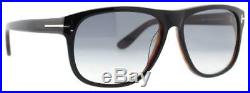 Tom Ford Olivier TF 236 05B Black/Havana/Gray Gradient Men's Square Sunglasses