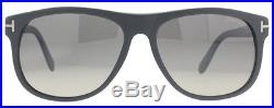 Tom Ford Olivier TF236 02D Matte Black Men's Polarized Soft Square Sunglasses
