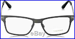 Tom Ford Optical Frame + Magnetic Clip On Sunglasses Ruthenium Blue 5475 12v