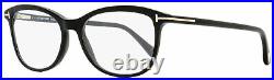 Tom Ford Oval Eyeglasses TF5388 001 Shiny Black 54mm FT5388