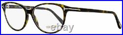 Tom Ford Oval Eyeglasses TF5421 052 Dark Havana 55mm FT5421