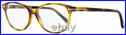 Tom Ford Oval Eyeglasses TF5421 053 Blonde Havana 53mm FT5421