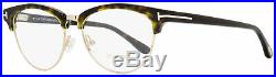 Tom Ford Oval Eyeglasses TF5471 052 Dark Havana/Gold 53mm FT5471