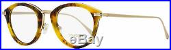 Tom Ford Oval Eyeglasses TF5497 055 Vintage Havana/Gold 48mm FT5497