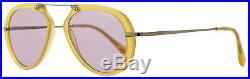 Tom Ford Oval Sunglasses TF473 Aaron 39Y Opal Honey/Antique Bronze FT0473
