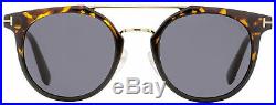Tom Ford Oval Sunglasses TF480D 52A Havana/Black/Gold 52mm FT0480D