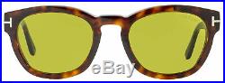 Tom Ford Oval Sunglasses TF590 Bryan-02 52N Havana 51mm FT0590