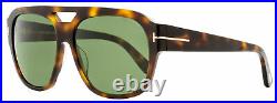 Tom Ford Oversize Sunglasses TF630 Bachardy-02 52N Dark Havana 61mm FT0630