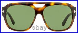 Tom Ford Oversize Sunglasses TF630 Bachardy-02 52N Dark Havana 61mm FT0630