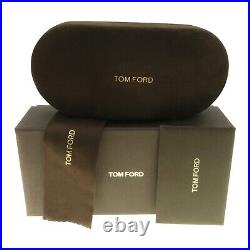 Tom Ford PHILIPPA-02 Sunglasses FT1014 01B Shiny Black Cateye Gradient Women's