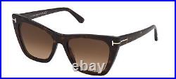 Tom Ford POPPY-02 FT 0846 Havana/Brown Shaded 53/18/140 unisex Sunglasses