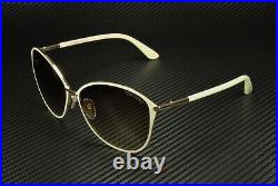 Tom Ford Penelope FT0320 32F Gold Gradient Brown 59 mm Women's Sunglasses