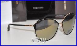 Tom Ford Penelope Sunglasses TF320 28C Rose Gold Black Smoke Mirror NEW $415