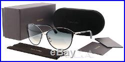 Tom Ford Penelope TF 320/S 28B Black Women's Oversized Round Sunglasses 59mm