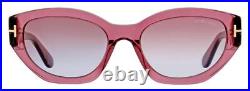 Tom Ford Penny Sunglasses TF1086 66Y Rose 55mm FT1086 Tom Ford Penny Sunglasses TF1086 66Y Rose 55mm FT1086
