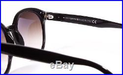 Tom Ford Philippa Sunglasses TF 0503 01G Shiny Black Msrp $380.00 Made in Italy