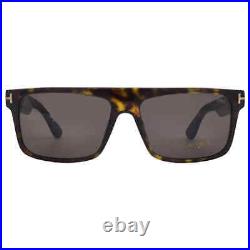 Tom Ford Philippe Smoke Rectangular Men's Sunglasses FT0999 52A 58