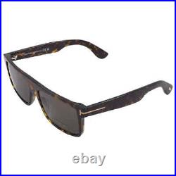 Tom Ford Philippe Smoke Rectangular Men's Sunglasses FT0999 52A 58