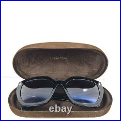 Tom Ford Phoebe Sunglasses Cat Eye Gray Gradient Lens Full Rim 56 x 17 140 Black