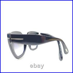 Tom Ford Phoebe Sunglasses Cat Eye Gray Gradient Lens Full Rim 56 x 17 140 Black