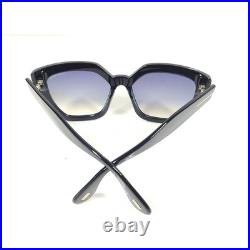 Tom Ford Phoebe Sunglasses Cat Eye Gray Gradient Lens Full Rim 56 x 17 140 Black