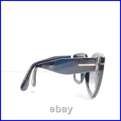 Tom Ford Phoebe Sunglasses Cat Eye Gray Gradient Lens Full Rim 56 x 17 140 Black