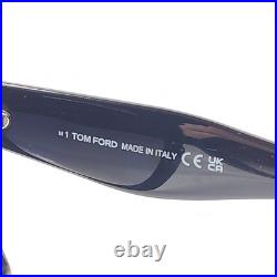 Tom Ford Phoebe Sunglasses Cat Eye Gray Gradient Lens Full Rim 56 x 17 140 Black
