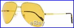 Tom Ford Pilot Sunglasses TF644 Wilder-02 32J Gold/Havana 62mm FT0644