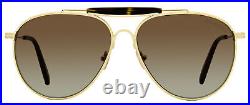 Tom Ford Pilot Sunglasses TF995 Raphael-02 32F Gold/Havana 59mm FT0995