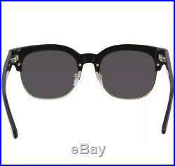Tom Ford Polarized Harry-02 TF 597 01D Black Gold Dark Grey Men Sunglasses New