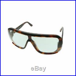 Tom Ford Porfirio TF 559 56A Dark Havana Plastic Shield Sunglasses Light Grey