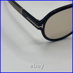Tom Ford QUINCY FT 1080 Shiny Black/Light Brown Photochromic (01E) Sunglasses