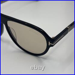 Tom Ford QUINCY FT 1080 Shiny Black/Light Brown Photochromic (01E) Sunglasses