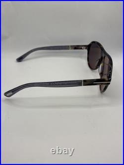 Tom Ford Quincy FT1080 55C Coloured Havana Smoke Mirror 59mm Sunglasses