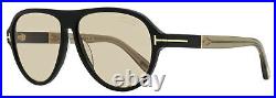 Tom Ford Quincy Photochromic Sunglasses TF1080 01E Black/Beige 59mm FT1080